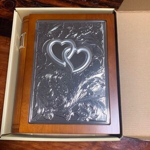 Lenox Wedding Promises Photo Album with Heart Design